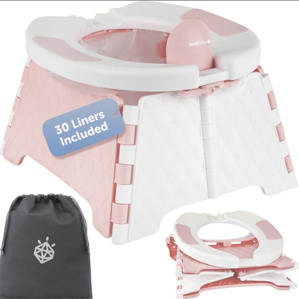 Joolbaby Foldable Travel Potty Seat Pink